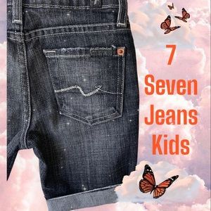 Kids seven jean shorts